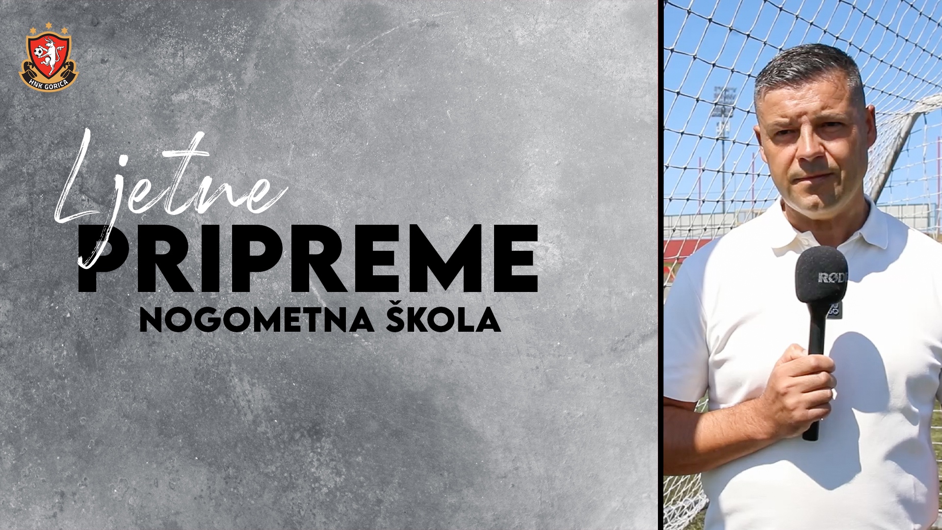 Slavko Perković, direktor nogometne škole uoči početka priprema